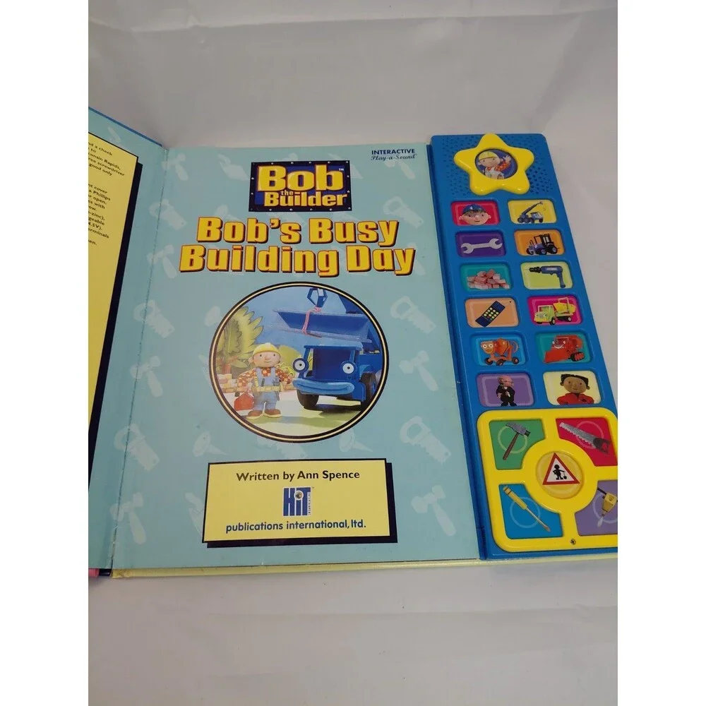 Vintage 2003 Bob the Builder – Bob's Busy Building Day – Interactive Play Sound